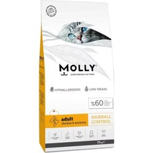 Molly Tavuklu ve Hamsili Yetişkin Kedi Maması 15 kg