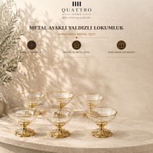 Quattro Home Metal Ayaklı Yaldızlı Lokumluk