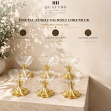 Quattro Home Metal Ayaklı Yaldızlı Lokumluk