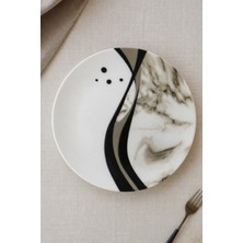 Heda Porselen Yansı 6'lı Porselen Pasta Seti