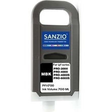 Canon PFI-1700MBK Mat Siyah Muadil Kartuş