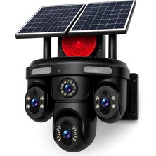 Euro Special Mpıa Renora 16MP 4g Aov Çift Solar Panelli 4 Kameralı Güvenlik Kamerası