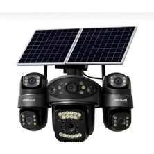 Euro Special Onqam P ONSG4484 4g Kamera 4 Lens 3mp Aov Güneş Enerjili Güvenlik Kamerası