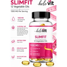 Helovit Slimfit 1300 Mg Softjel 12 Bitkisel Yağ Içeren Metabolizma ve Yağ Yakım Desteği