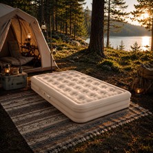 Euro Special Inflatable Mattress KMP263 Üç Kişilik Şişme Kamp ve Seyahat Yatağı