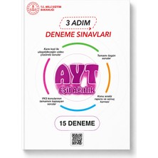 Meb 3 Adım Ayt Eşit Ağırlık 15 Deneme Sınavı – Video Çözümlü Yks Ayt Deneme Seti – Özgün Sorular Konu Analizli