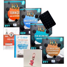 Paraf Yayınları Iq 8.sınıf 4'lü Set+Ankara Yayınları ve Günay Yayınları Lgs Deneme+Çanta Süsü+Vantuz