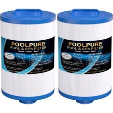 Gümrük Bey Poolpure Spa Filtresi (2 Adet) – Unicel 6CH-940, Pleatco PWW50P3 Uyumlu
