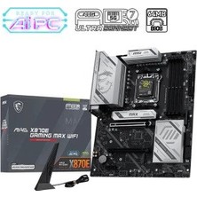 MSI Msı Mag X870E Gamıng Max Wıfı Amd X870 Ddr5 Am5 Anakart