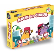 Abur Ile Cubur Hikaye Seti 10 'lu Büyük Boy