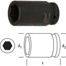 Osaka LN34D41 Uzun Lokma 3/4'' 41MM Derin
