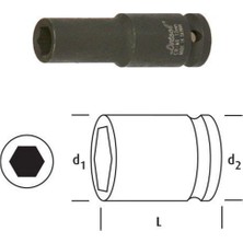Osaka LN38ID11/16 Inch Uzun Lokma 3/8''  11/16