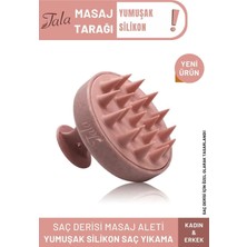 Tala Duş Tarağı Yumuşak Silikon Saç Yıkama & Saç Derisi Masaj Tarağı