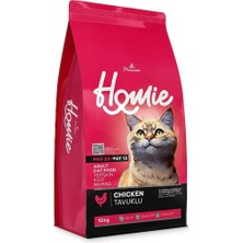 Homie Premium Tavuklu Az Tahıllı Kedi Maması 15KG