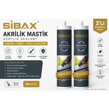 Akrilik Mastik Sızdırmazlık ve Dolgu 2'li Paket