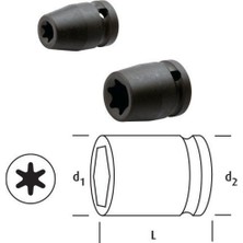 Osaka LN12E10 Dişi Torks Lokma 1/2'' E10