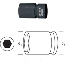 Osaka LN12P17 Impulse Lokma 1/2'' 17MM