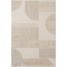Karmen Halı Luxia LU002B Bej Krem Akrilik Modern Salon Koridor Yatak ve Oturma Odası Halısı