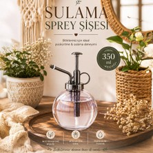 Perotti 15729 Pembe 350 ml Cam Rustik Yağlık Yağdanlık ve Sulama Spreyi Koku Spreyi Şişesi
