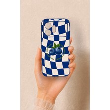 Vip Case Honor 600 Uyumlu Yaban Mersini Desenli Silikon Kılıf