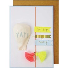 Meri Meri - Yay Balloon Card - Yay Balon Tebrik Kartı