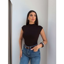 Esra Helvacı Fitilli Dik Yaka Bluz