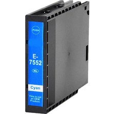 Epson T7552 Mavi Muadil Kartuş Yüksek Kapasiteli