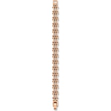 Semtim Kuyumculuk Sertifikalı 316L Çelik Rose Gold Geometrik Çok Sıralı Zirkon Taşlı Premium Kadın Bileklik Sertifikalı, Özel Kutulu, Hediye Paketli