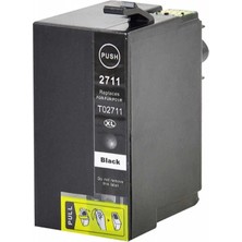 Epson 27XL-T2711-C13T27114020 Siyah Muadil Kartuş Yüksek Kapasiteli