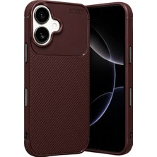 Uravas Store Apple Iphone 17 Auto Focus Karbon Kapak - Bordo
