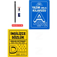 Parıltı Yayınları Yazım(Imla) Kılavuzu Ingilizce Sözlük 2'li Sözlük Seti (Biala Kapak)Tdk Son Değişiklikler Esas Alınmıştır Kalem Seti Hediyeli