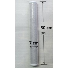 Blok Karbon Filtre 20" Su Filtresi Karbon Su Arıtma Cihazı