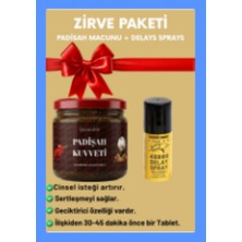 Qozmo Life Vigas Erkeklere Özel 2’li Deadly 48000 Gecsiktircilili Spreys 45ML + 240 G Bitkisel Macun Hediye Paket