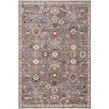 Karmen Halı Focus FO004R Gri Renkli Vintage Modern Salon Koridor Yatak ve Oturma Odası Halısı