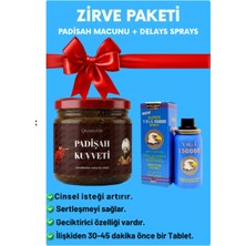 Qozmo Life Erkeklere Özel 2’li V.; Iga 150000 Gecsiktircilili Spreys 45ML + 240 G Bitkisel Macun Hediye Paket