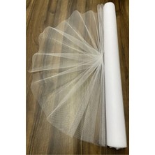 Çt Çeyizci Tekstil Bohça Süsü, Nişan Bohça Süsü, Kapı Süsü Tülü, Doğum Günü Tülü 100X300CM, Bohça Süsleme Tülü