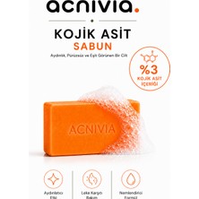 Kojik Asit Sabunu | Leke Karşıtı ve Cilt Tonu Eşitleyici, Zerdeçal ve E Vitamini Içerikli 100 gr