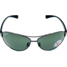 Ray-Ban RB3386 004/9A Erkek Güneş Gözlüğü Polarize Cam Füme Metal Çerçeve ile Şık Tasarım