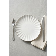 Heda Porselen Derya Platin Yaldız Porselen 6'lı Porselen Pasta Seti