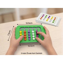 Mekteplim Renkli Kaydırma Puzzle, 5 Kartlı