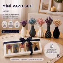 Tofu 5li Mini Dekoratif Vazo Seti