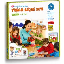 Küçük Adımlar Yaşam Beceri Seti 5-6 Yaş Okul Öncesi 14 Parça – Etkinlik Oyun Sanat Eğitici Çocuk Gelişim Seti