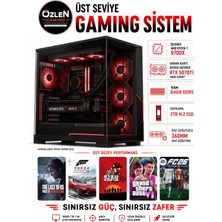 Özlen XXL21 RYZEN 7 9700X RTX 5070 Tİ 16GB 64GB DDR5 RAM 2TB M.2 SSD Üst Seviye Oyuncu Bilgisayarı