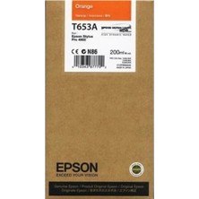 Epson T653A-C13T653A00 Turuncu Muadil Kartuş