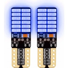 HNC 24 Ledli Dipsiz T10 Park Ampulü Mavi Işık (2 Adet) 24 Volt