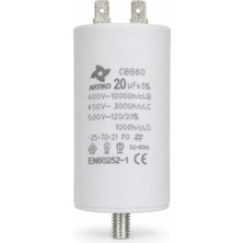20 Μf Kapasitör – 450 Vac