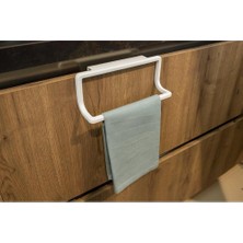 Mutfak Banyo Havlu Askısı-Beyaz