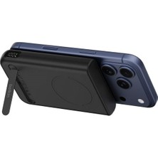 Belkin BPD014HQBK Ultracharge Pro 10.000MAH Qi2 25W Magsafe Uyumlu Dijital Göstergeli Powerbank (30W Usb-C) - Siyah
