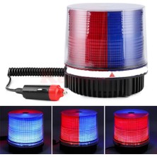 Solveks Lamba Tepe Mıknatıslı Ledli Çakar 12-110V  Kırmızı/mavi   ( 002638 ) Adettir