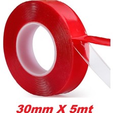Solveks Çift Taraflı Silikon Bant 30MM x 5mt Adettir